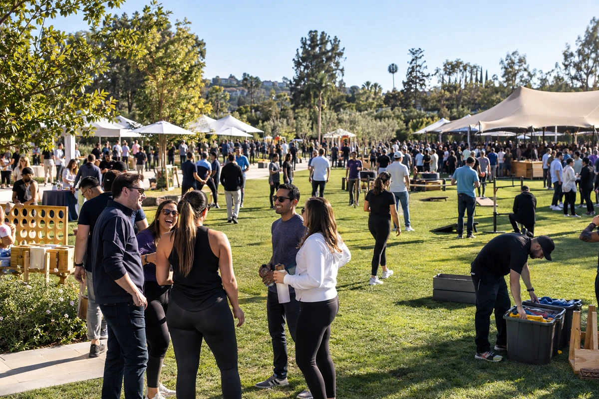 12 Powerful Corporate Team Building Events for Large Groups
