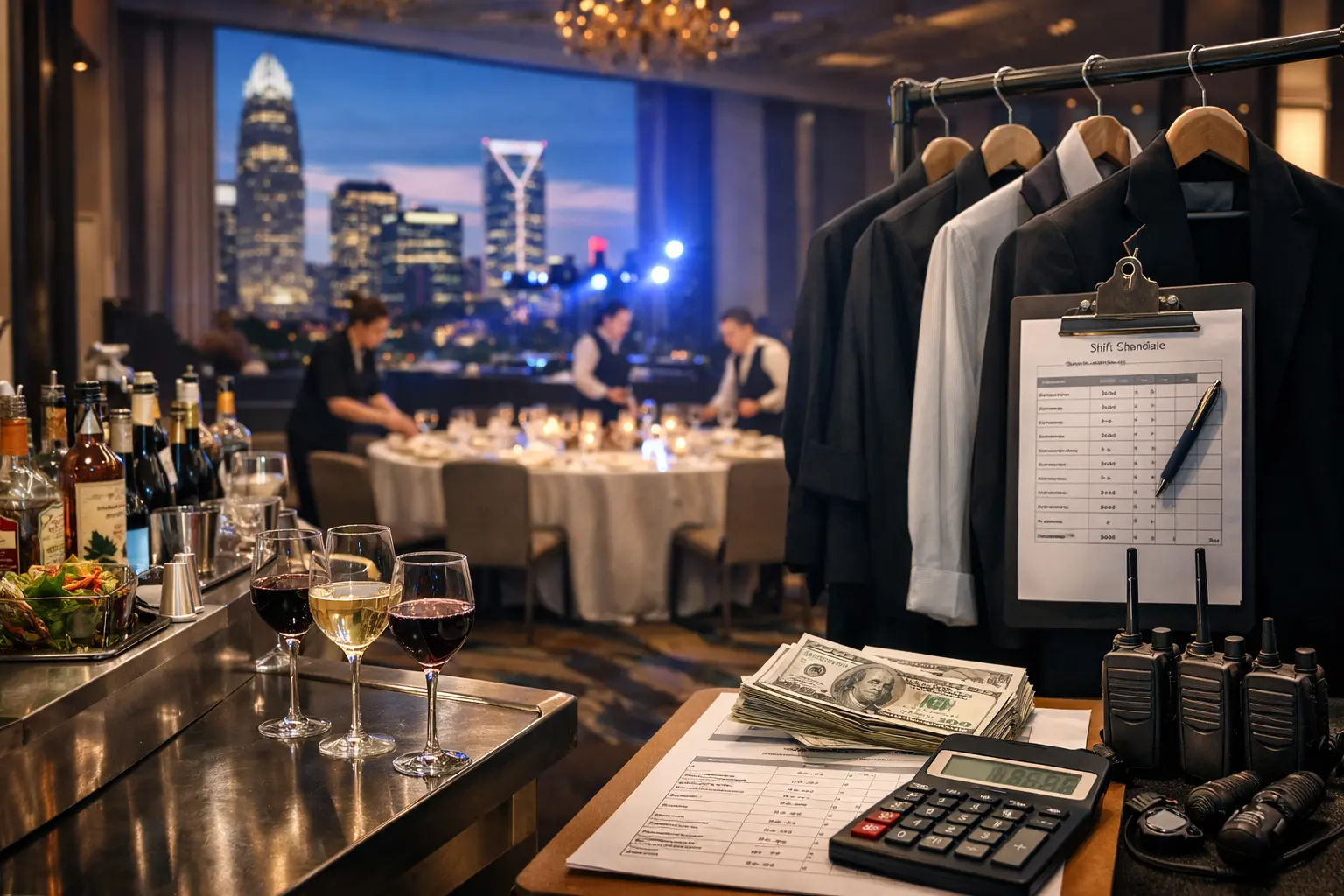 Hospitality Event Staff in Charlotte Costs: What to Budget