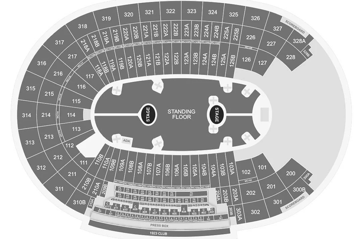 LA Memorial Coliseum seating chart