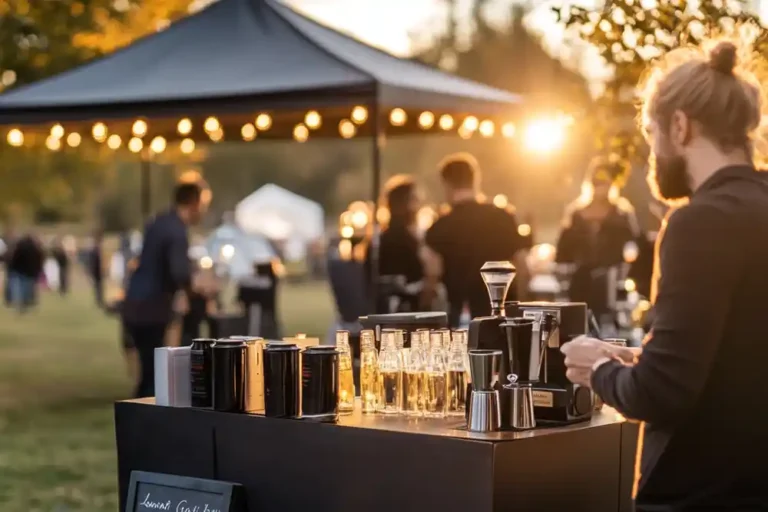 mobile bartender service at an outdoor event