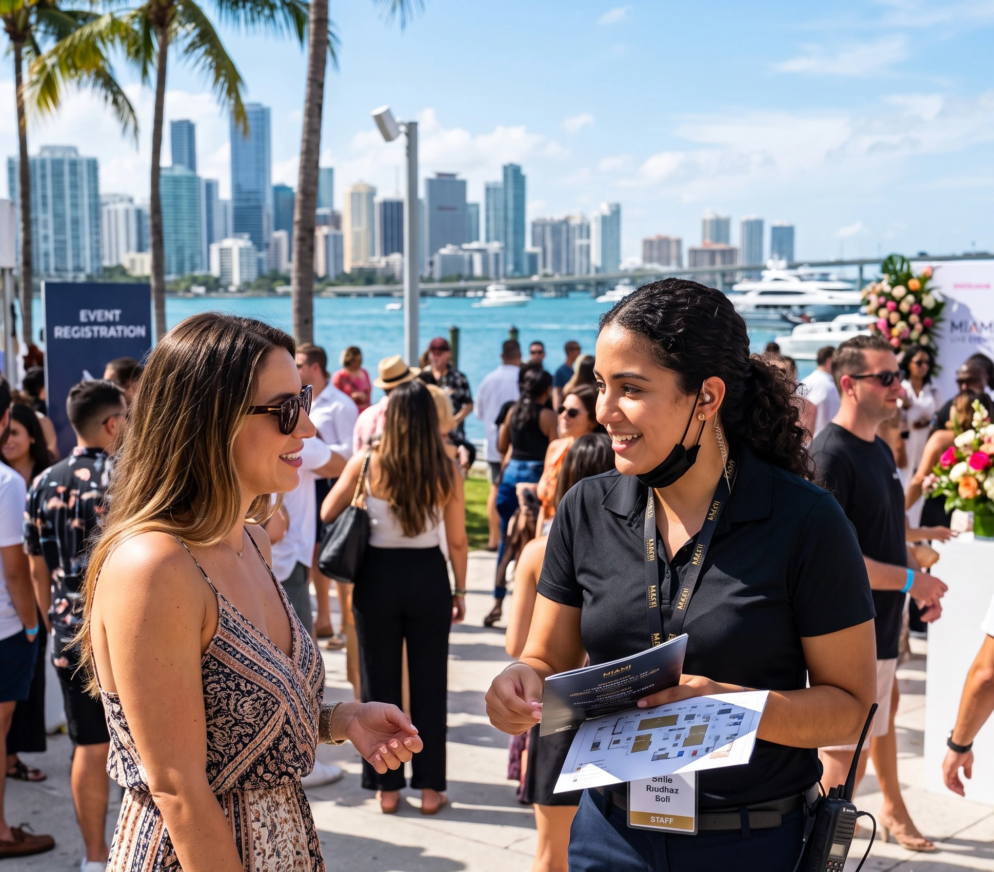 hospitality event staff in miami