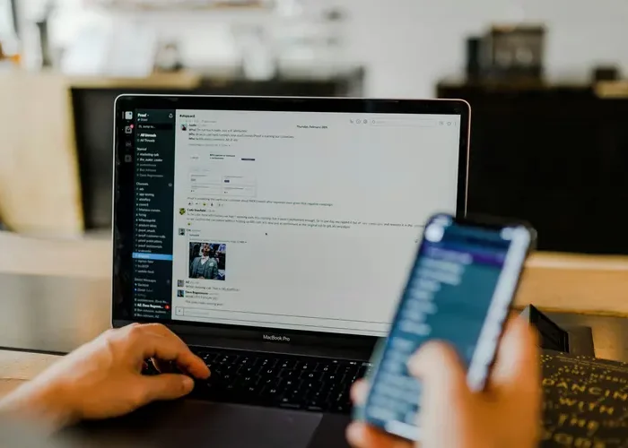 laptop and mobile at brand ambassador agency