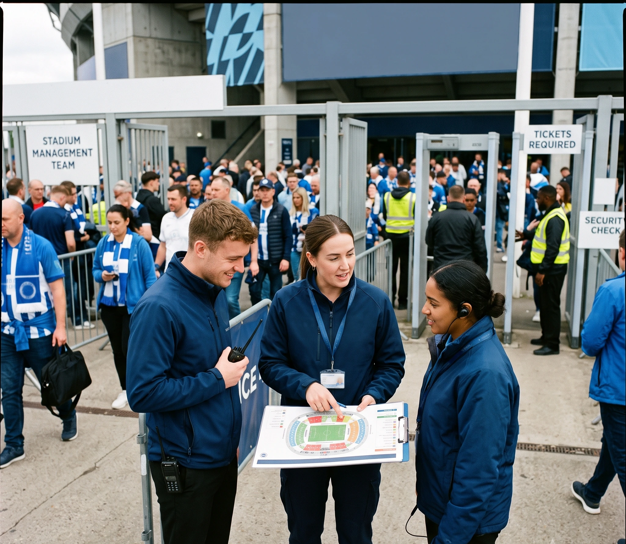 stadium staffing chicago