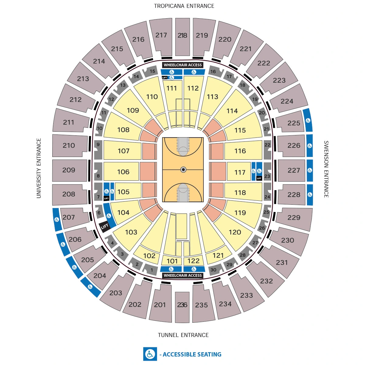 tmc seating map